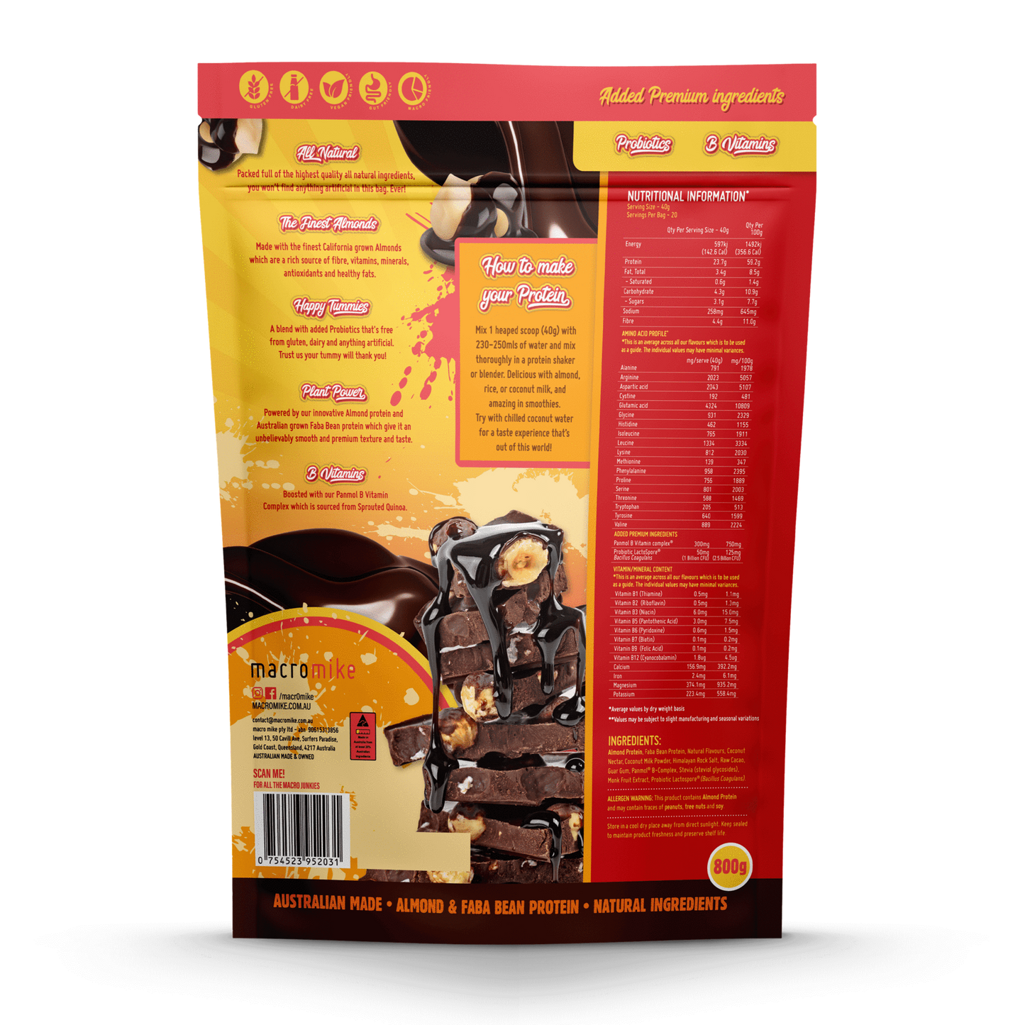 Macro Mike – Premium Almond Protein