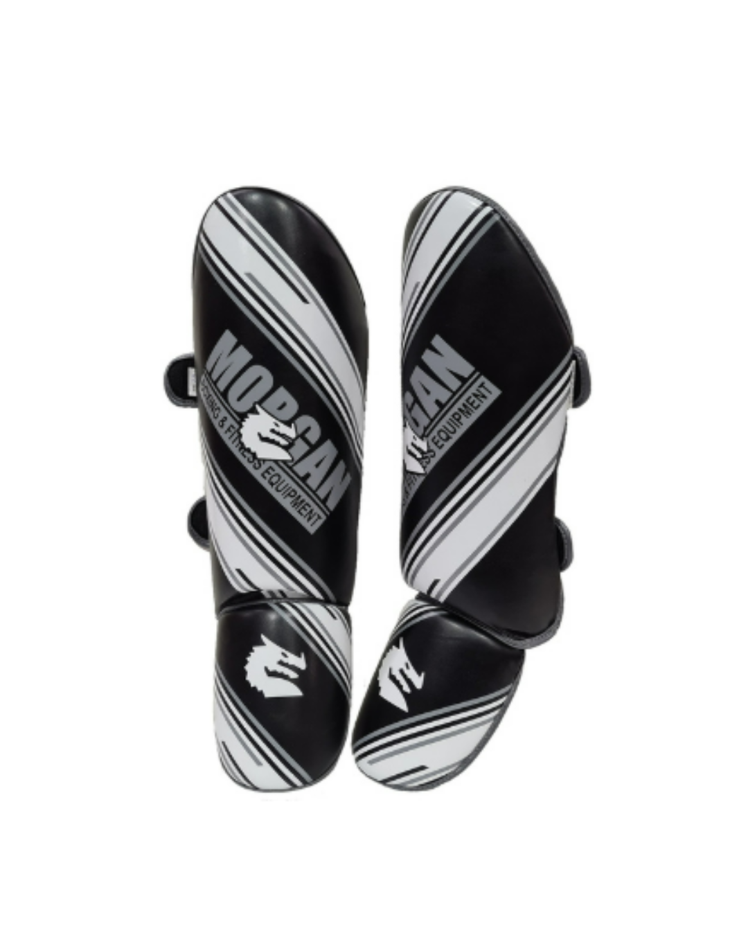 Morgan Shin Guards - Black and White
